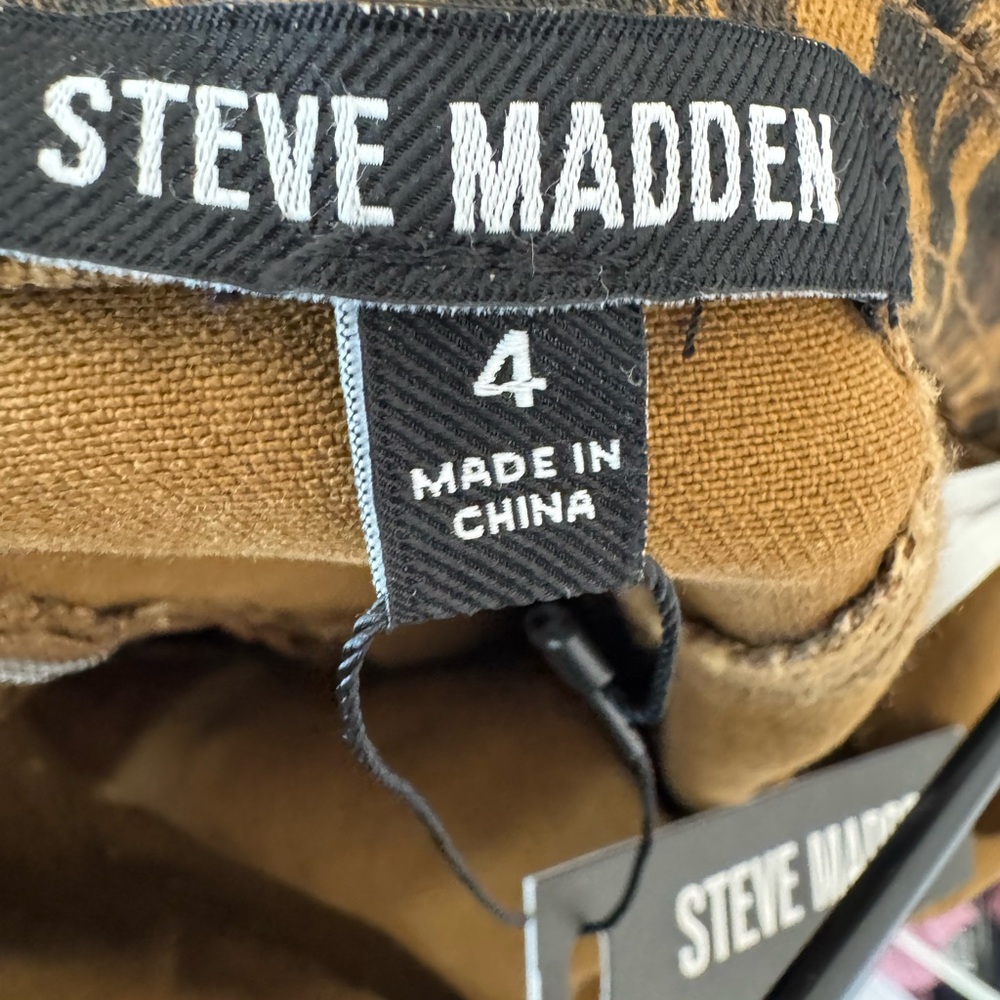 Steve Madden Leopard Print Giselle Midi Dress - Picture 4 of 5